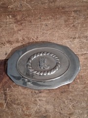Vintage Belt Buckle Western Boots Horse Rodeo Cowboy 70s 80s 4.5&Prime;