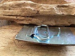 Copper And brass, Coral Heart Belt Buckle