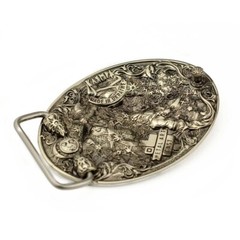 Aquarius german silver belt buckle, Horoscope Astrological Zodiac Sign buckle