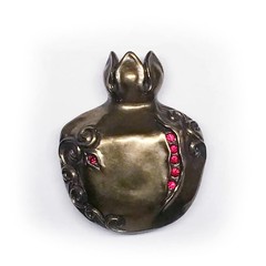 Ladies Pomegranate Belt Buckle
