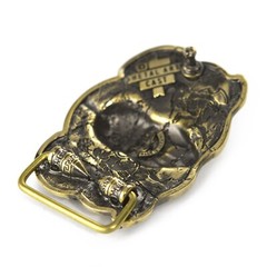 Belt buckle Spartan, Ancient Greece warrior military brass belt buckle