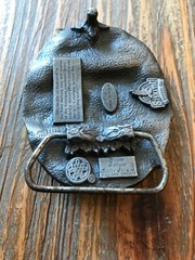1988 SISKIYOU Telephone Communications Lineman Belt Buckle Z-50 U.S.A.