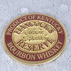 Hancocks Reserve Single Barrel Kentucky Bourbon Whiskey Belt Buckle