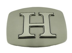 Initial H Letter h Belt Buckle New Men Women Western Really Cowboy Silver Metal