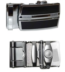 Men&rsquo;s Belt Buckle Auto sliding Self locking ratcheting track line new buckle #92