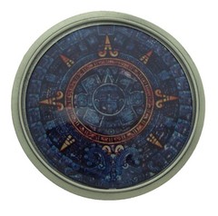 Aztec Indian Pewter Azteca Calendar Belt Buckle Mayan Calendario Azteca MEXICAN