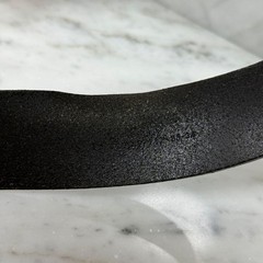 GUCCI Pre-Owned Interlocking Leather Belt Black Silver