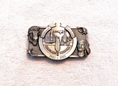CLASSIC BELT BUCKLE KINGMAN KANSAS CENTENNIAL CELEBRAT LMT ED #265 OF 1000 BB18