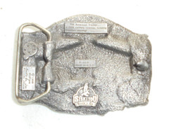 Vintage 1989 American Trucker Bound For Glory Men&rsquo;s Belt Buckle Metal Pewter