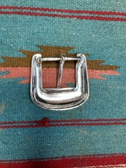 Vintage Western Cowgirl Floral Engraved Belt Buckle Rope Edge 41g
