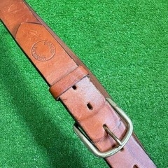 Montana Slings Men&rsquo;s Leather Heavy Utility Belt Size 42 Brass Buckle