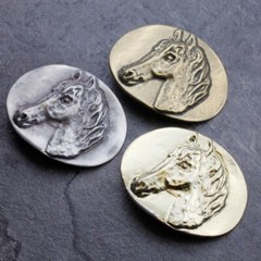 Belt buckle horse pin buckle for 4 cm leather belt pin buckles gs124