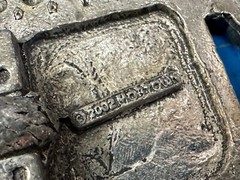 Vintage Cadillac Olive Branch Logo Cutout Belt Buckle By Mobtown 2002