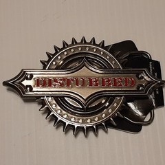 HARD ROCK HEAVY METAL BAND DISTUBBED Metal Belt Buckle