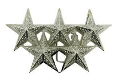 Rock Rebel Silver Famous Star & Strapes Belt Buckle Silver Gold Bling men women