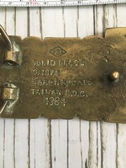 Vintage Solid Brass “Howard” Name Belt Buckle Pants 1978 Baronbuckle Stamped