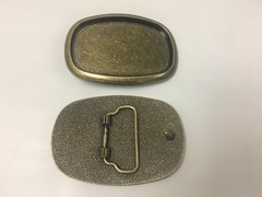 Antique Brass Color Western Style Belt Buckle For 1.5&Prime; Wide Belts-Ships Free