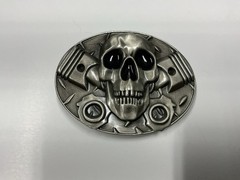 Pewter Belt Buckle Freedom Rider Bad To The Bone Motorcycle Biker Eagle Skull