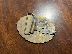 1976 Chevrolet Bicentennial Belt Buckle Chevy Eagle Logo R Roberts USA RARE GMAD