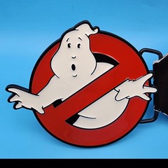 Ghostbusters Movie 2009 Enamel Belt Buckle Columbia Pictures Afraid of No Ghost