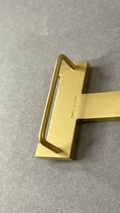 Gold H Buckle 40mm 1.5` Glossy Gold Hardware Belt Buckle