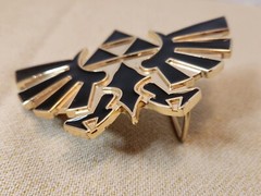Nintendo 2011 Legend of Zelda Metal Enamel Fashion Belt Buckle 3” X 5”