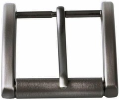 DJCAIZYY 1.5&Prime; (38-40mm) Men Replacement Single Prong Belt Buckle Roller-Gray