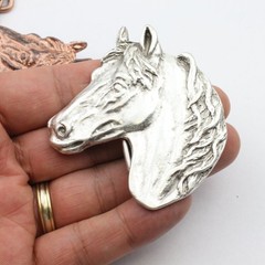 Vintage Horse Head Belt Buckle Antique Silver – Timeless Design for Everyday Use