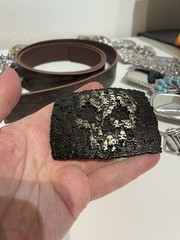 Black Skull Belt Buckle