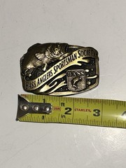 BASS Fishing Belt Buckle