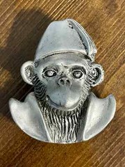 Monster Belt Buckle Fez Circus Monkey « Mobtown Chicago » 2000