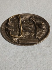 Vintage Buckles Of America Pewter Belt Buckle « America Love It or Give it Back »