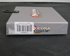 Nocona Western Belt Buckle Longhorn Steer Head Skull Silver Tone Cowboy Bullride