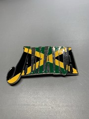 Jamaica Flag Jamaican Rasta Caribbean Montego Bay Metal Unisex Men’s Belt Buckle