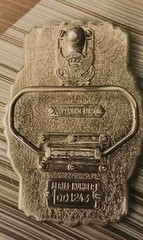 VTG 1983 The Great American Buckle Co ENAMEL EAGLE QD1243 Belt Buckle 3 3/4&Prime; USA