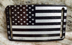 GRIP6 BELT BUCKLE – USA FLAG – BLACK – INTERCHANGEABLE for WOMEN and MEN