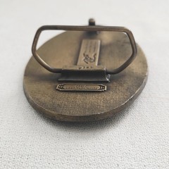 Belt Buckle – Pacific Brass and Buckle Indiana Metal Craft 1983 Las Vegas Slots