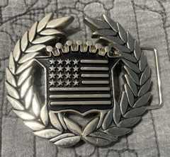 Famous Stars and Stripes Cadillac Belt Buckle-8387 💎