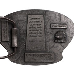 VTG 1986-1992 C.T.M. 6th Anniversary Pewter Belt Buckle Limited Edition 01/250