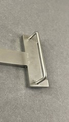 Silver H Buckle 40mm 1.5` Glossy Silver Hardware Belt Buckle