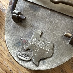 OBSOLETE 1989 Kanawha County West Virginia Sheriff Department Brass Belt Buckle
