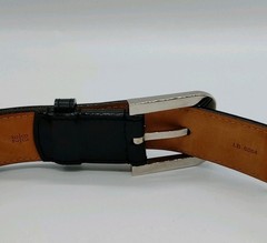 RARE Authentic Louis Vuitton Belt Black Metal STUNNING 30 Waist