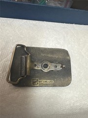 Vintage Jeffrey Dresser Belt Buckle By Hit Line USA AS IS