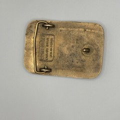 Vintage Lenton Rebar Splicing Dynabuckle Provo Utah Solid Brass Belt Buckle