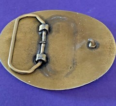 VINTAGE WWII VETERAN Belt Buckle AMAZING DETAIL E PLURIBUS UNUM USA W.W.II euc!!