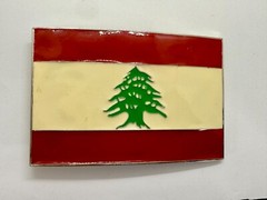 Lebanon Lebanese Liban National Flags Middle East Flag Belt Buckle