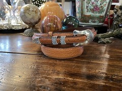 Alexander Kalifano James Reid Dgn Sterling Silver Belt Buckle 38-41-1.25/.75🦬✅