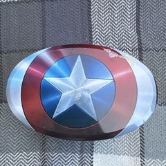 Captain America Shield Metal Belt Buckle for Men, Multicolor Superhero