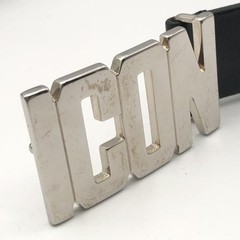 Used Dsquared2 Icon Buckle Belt 85 Black Silver Dsquared 10 240010515092