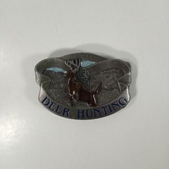 Deer Hunting Belt Buckle Master Piece Collection BA-137 Made In USA